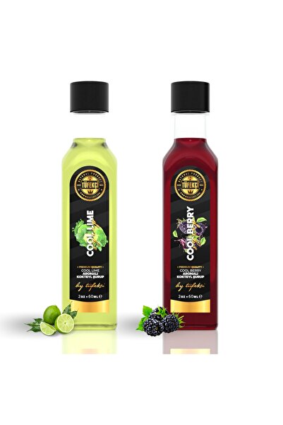 By Tüfekçi Cool Lime ve Cool Berry Konsantresi Yoğun Form Yüksek Aromalı Deneme Set 2x60