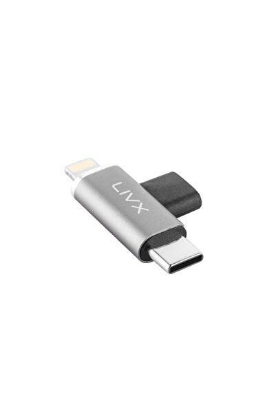 LivX Type C To Lightning/type C Çevirici Dönüştürücü Otg Adaptör Otgbt