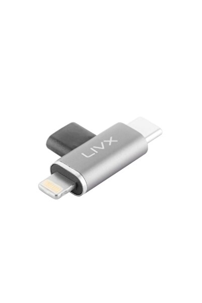 LivX Type C To Lightning/type C Çevirici Dönüştürücü Otg Adaptör Otgbt