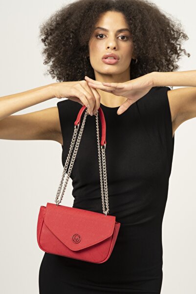 Valentino Orlandi Women's Crossbody Bag Red Vlt078