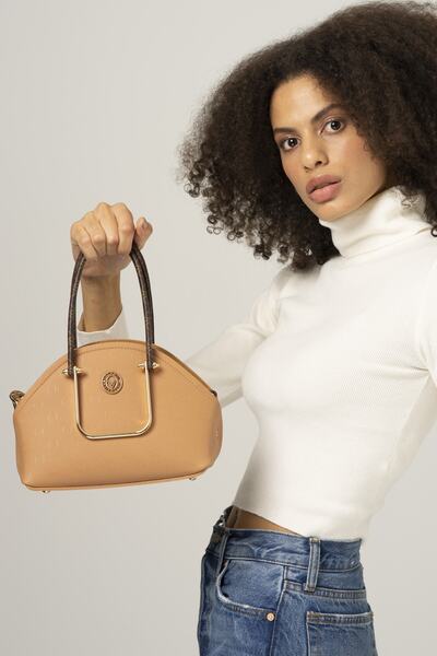 Valentino Orlandi Women's Handbag Camel-brown Vlt075