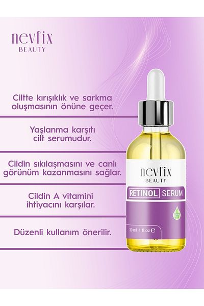 Nevfix Beauty Retinol Aloe Vera Serum 30 Ml