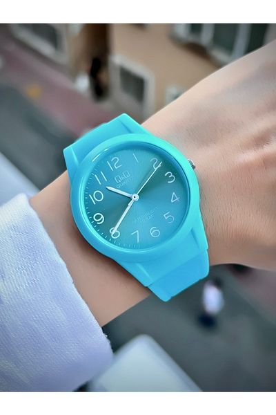 Q&Q Unisex Wristwatch Silicone Cord Sports Model Waterproof
