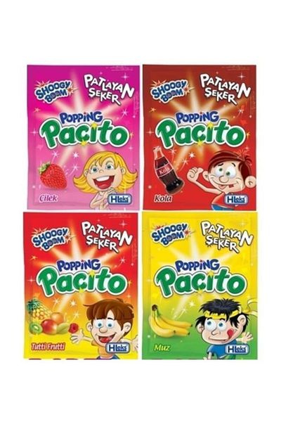 Hleks Popios Pat Layan Candy - Mixed Pack of 4