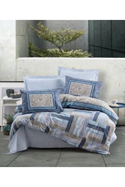 Cotonbox Cotton Box Yeni Sezon Tek Kişilik Nevresim Takımı - Groovy / Mavi