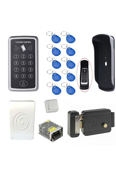 LEDONLİNE Rfid Doorbell Password Door Lock System Waterproof Door Opening Set...