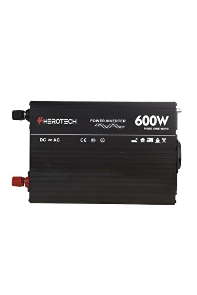 HEROTECH 600w Watt 12 Volt Tam Sinüs Inverter