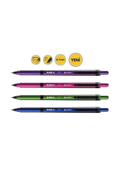 Doğuş Adel Black Line Tip Pen Versatil Neon Colors 0.7mm