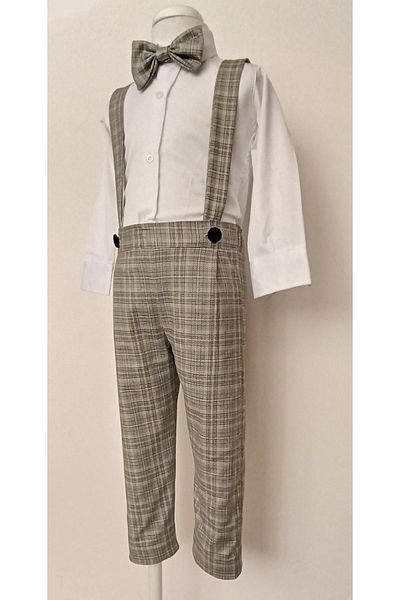 moms and babies Boy's Baby Shirt Pants Salopet Pants 0-5 Years