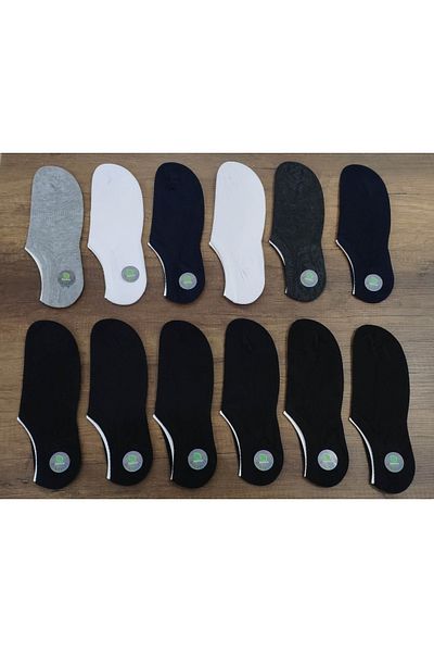 Leement socks Мъжки 12 чифта летни бамбукови маратонки, невидими чорапи, премиум серия