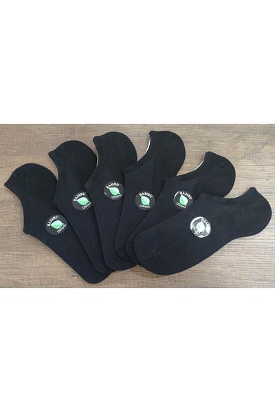 Leement socks Унисекс 6 чифта бамбукови безшевни невидими чорапи за маратонки