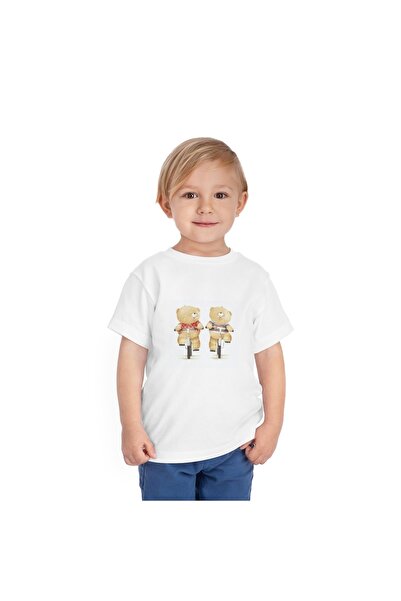 LADİJİTAL BASKI ÇÖZÜMLERİ Belo Digitalna štampa pakovanja Sa medvedićem T-shirt
