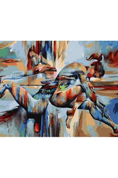 kendinyaphobi Sayılarla Boyama Seti Kasnaklı Ikilem 40 X 50 Cm