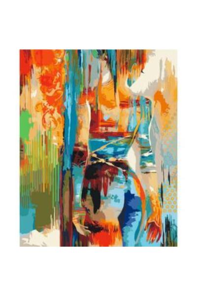 kendinyaphobi Sayılarla Boyama Seti Kasnaklı Ayrılık 40 X 50 Cm