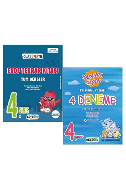 Okyanus Yayınları Okyanus Yayıncılık 4. Sınıf Classmate Tüm Dersler Evde Tekr...