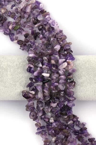 Alibaba Doğaltaş سلسلة حجر الجمشت الطبيعي المكسور