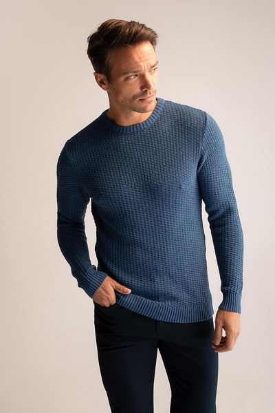 DeFacto Regular Fit Crew Neck Knitwear Sweater