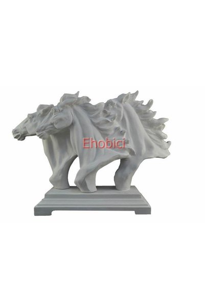 ehobici Polyester Büyük Kaideli 3 Kafa At 40x57 Hyk24
