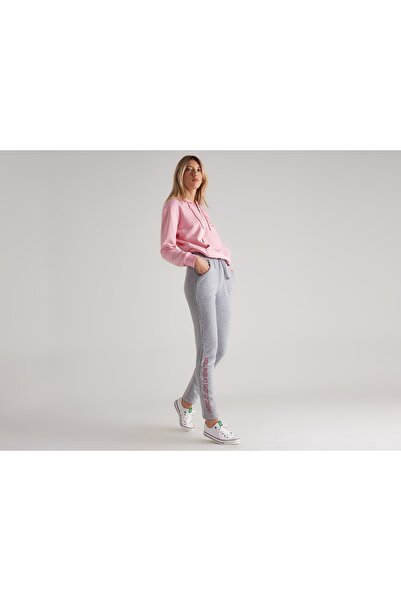 United Colors of Benetton Γκρι Γυναικείο Παντελόνι Jogger - Bnt-w20055
