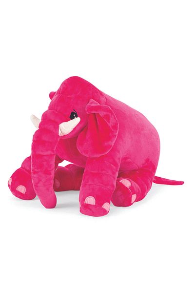 Moje Play And Sleep Buddy Plush Elephant 55 Cm - Fuchsia