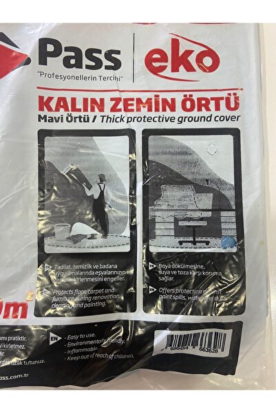 PASS Hışır Örtü Kalın Zemin Kaplama Örtüsü 20m2