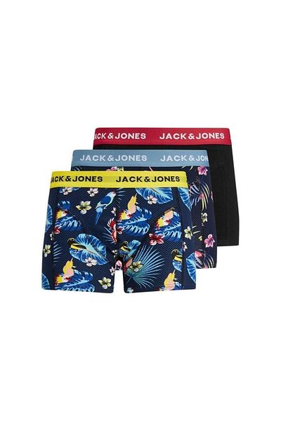 Jack & Jones 12194104 Ανδρικά μποξεράκια 3 συσκευασιών Trunks