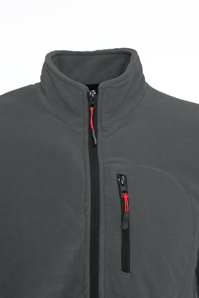 Kozik Anthracite Shoftsell Fleece Γυναικεία Standard Fit Full Zipper 3 τσέπες Γυναικεία Fleece Outdoor