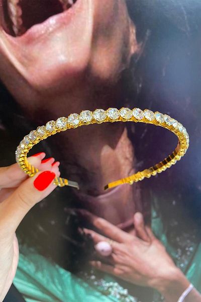 BAHELS Women's Gold Special Series Crystal Stone Crown