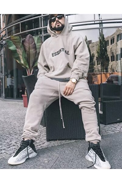 TROVE Ανδρικό σετ φόρμας με ψηφιακή στάμπα και κουκούλα - Χοντρό, για τον χει...