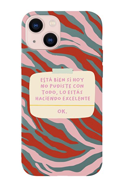 shoptocase Iphone 14 Uyumlu Esta Bien Si Sorun Değil Tasarımlı Içi Süet Lansm...