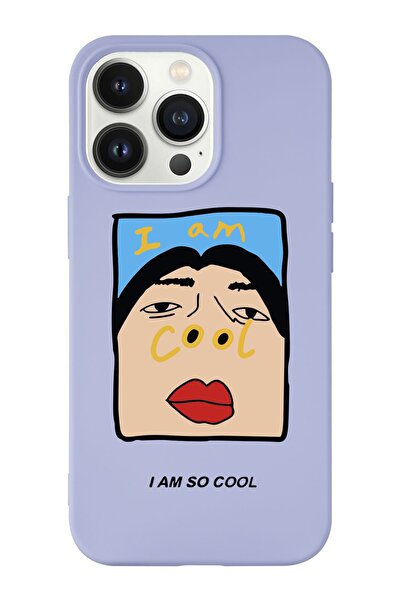 shoptocase Iphone 14 Pro Max Uyumlu I'm Cool Tasarımlı Içi Süet Lansman Telef...