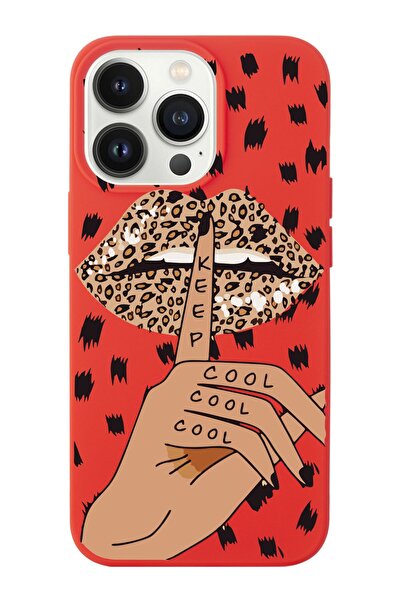 shoptocase Iphone 14 Pro Uyumlu Keep Cool Tasarımlı Içi Süet Lansman Telefon ...