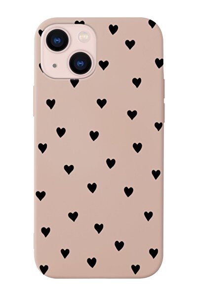 shoptocase Iphone 14 Plus Uyumlu Kalpler Tasarımlı Içi Süet Lansman Telefon K...