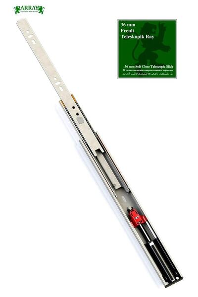 ARRAY Bilyalı Frenli Teleskopik Mat Ray 36mmx30cm