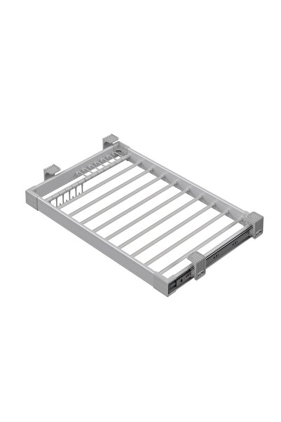 STARAX Pantolonluk, Kemerlik, Kravatlık Teleskopik Frenli 75cm Gri