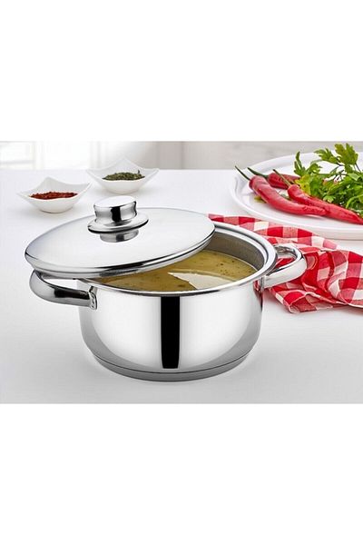 gülsan Mega Steel Deep Pot 28 Cm