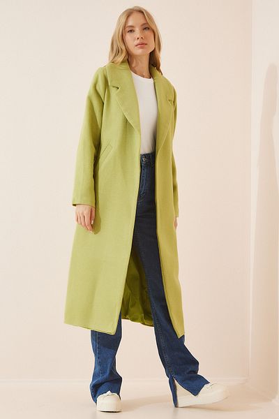Happiness İstanbul Coat - Green - Double-breasted