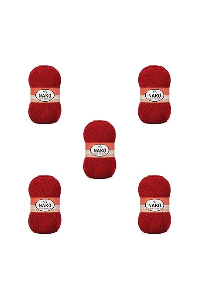NAKO Super Pearl Delicate 5-Piece Knitting Thread 1175
