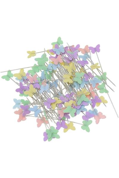 BALIM ÖRGÜ EVİ Kelebek Figur Kumaş Ve Örgü Sabitleme Iğnesi Patchwork