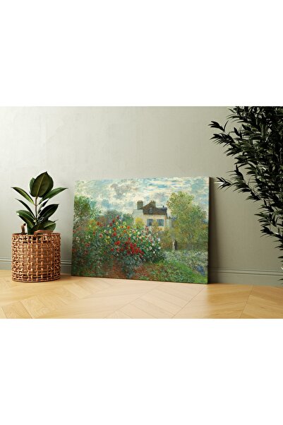 Carmen Claude Monet - Bahçeden Bir Köşe Kanvas Tablo