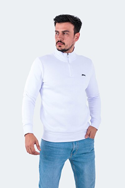 Slazenger Sports Sweatshirt - White - Regular