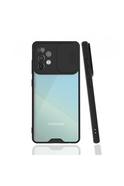 Fibaks Samsung Galaxy A72 Kılıf Kamera Korumalı Ultra Ince Buzlu Mat Renkli Parfe Silikon Kapak