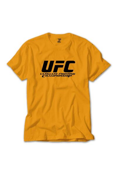 Z zepplin Логотип Ufc Ultimate Championship Yellow Tisort