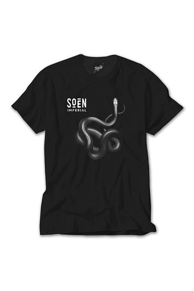 Z zepplin Μαύρο T-Shirt Soen Imperial