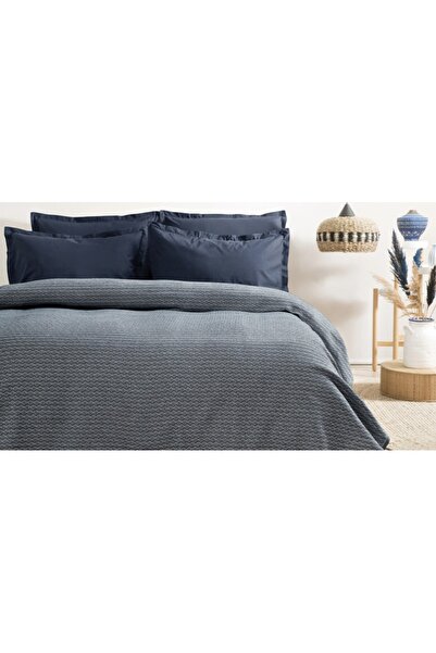 Puffy Mare Navy Blue Double Pique Set