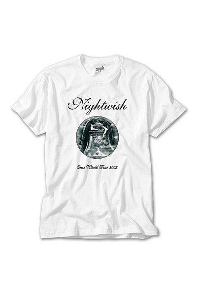 Z zepplin Nightwish Once Λευκό T-Shirt
