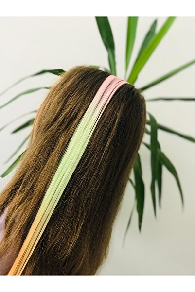 GÜNEŞ GRUP Κλιπ Στικ Προσθήκης Μαλλιών Πολύχρωμα Μαλλιά 50 εκ