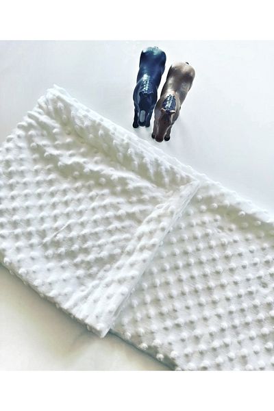 Miniworld Chickpea Blanket White