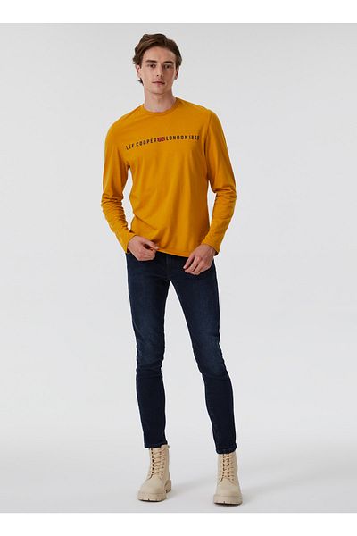 Lee Cooper بنطال جينز رجالي بقصة ضيقة بخصر عادي 231 Lcm121062 جيف إف