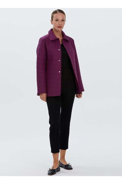 Selen Purple Women's Coat 22ksl6002